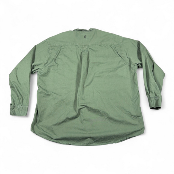 Vintage Browning Shirt Adult EXTRA LARGE Green NWTF Wild Turkey Hunting Y2K - Picture 3 of 11